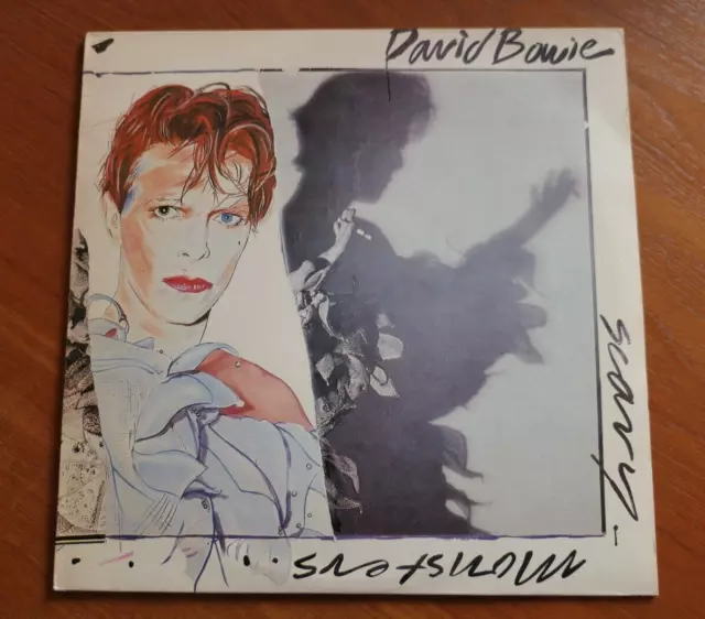 David Bowie "Scary Monsters" 1st UK Press Vinyl LP With "Lyric Insert" (1980)