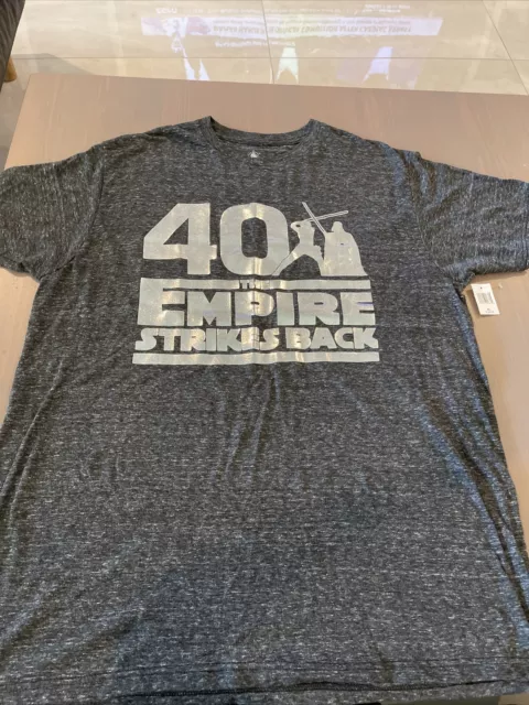 NWT Disney Parks Star Wars The Empire Strikes Back 40th T-Shirt Adult X-Large XL