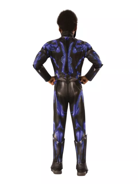 Boys Black Panther Battle Suit Marvel Endgame Fancy Dress Deluxe Kids Costume 2
