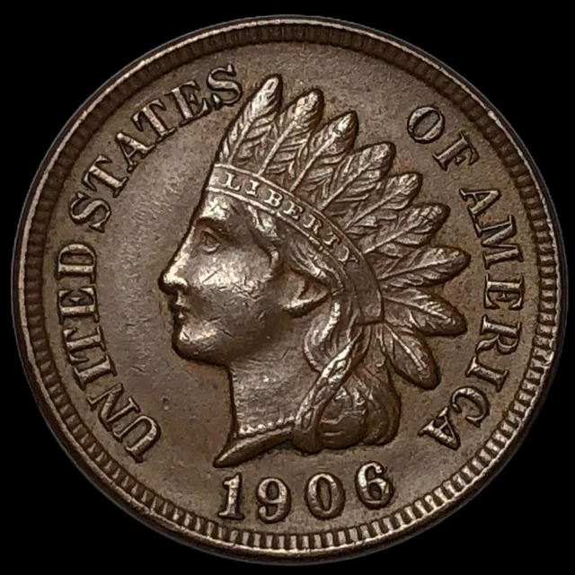1906 Indian Head Cent Penny  J1698