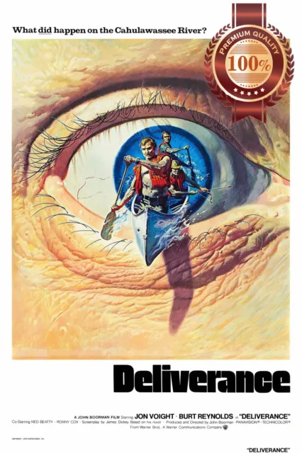 DELIVERANCE MOVIE 1972 70s FILM ORIGINAL CINEMA ART PRINT PREMIUM POSTER