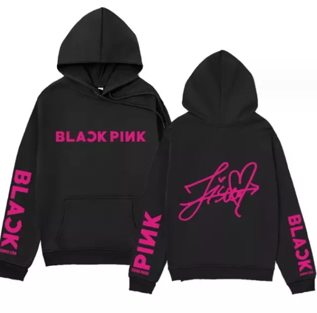 KPOP BLACKPINK Lisa Hoodie Unisex Casual Sweatshirt Pullover Jumper Coat Tops