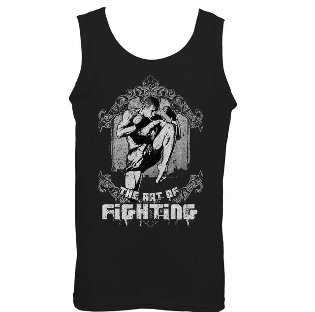 Mma Gilet Uomo Arti Marziali Muay Tailandese Kick Boxe UFC Top Il Arte Di Lotta