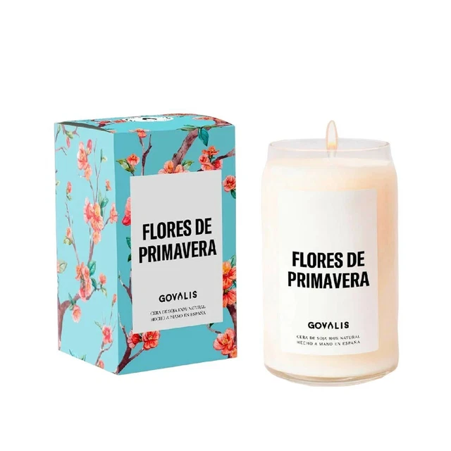 Vela Perfumada GOVALIS Flores de Primavera [500 g]