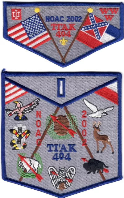OA Ti'ak Lodge 404 2002 NOAC Flap and Pocket Patch