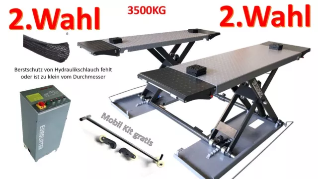 Mobile Scheren Hebebühne Profi-Line 1m 3500 Kg 2.Wahl Schnäppchen ! UVP 2095.-#