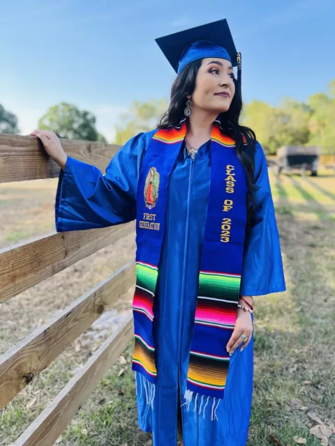 Mexican zarape graduation sash class of 2023 sarape stole grad Estola Sashes