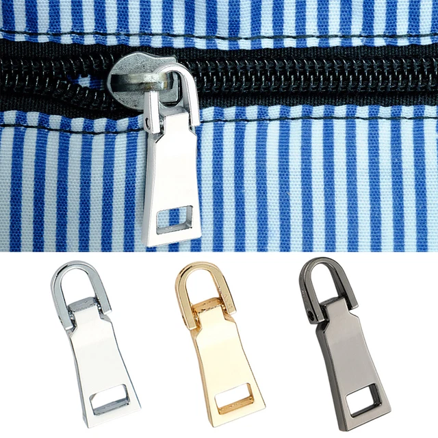10pcs/set Zipper Pull Clothing Jackets For Luggage Backpack Zinc Alloy Sewing