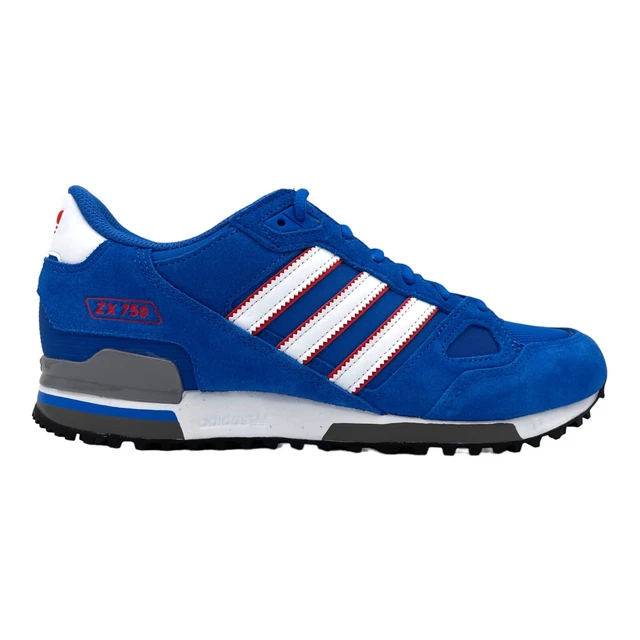 adidas originals ZX 750 blau / rot / weiß Sneaker / Sportschuhe Herren | ID7598