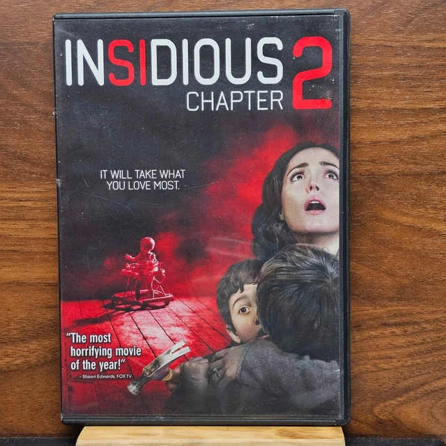 INSIDIOUS CHAPTER DVD Movie Film 2013 Horror Thriller