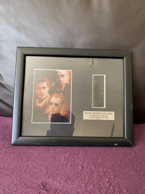 The Godfather Authentic 35mm Movie Film Cell  Matted Display  Limited Edition 2