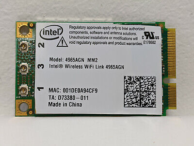 Link IBM THINKPAD Wifi-Link Intel 4965agn Card Neuf 42T0905 4965agn-MKr INT-4965AGNKR 