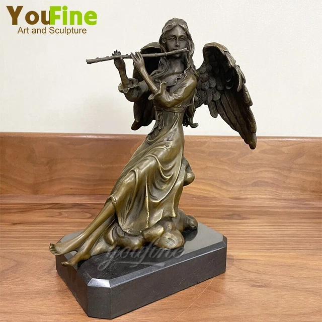 Bronze Angle Statue Bronze Angle Sculpture Casting Angel Figurine Art Crafts
