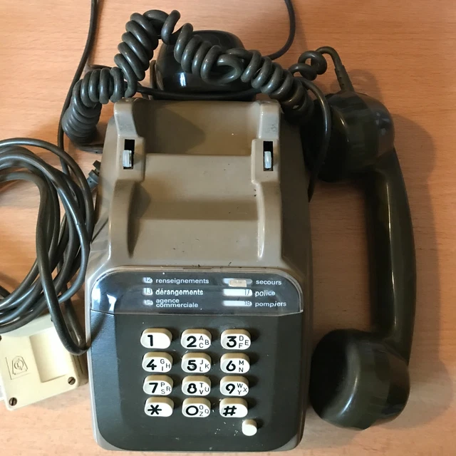 Téléphone à clavier vintage années 1970-1980 - Collection