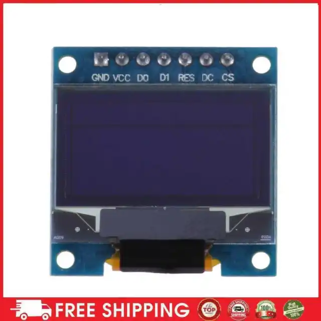 Asiproper OLED 128X64 7-poliger Treiber Display Module kompatibel mit SPI IIC