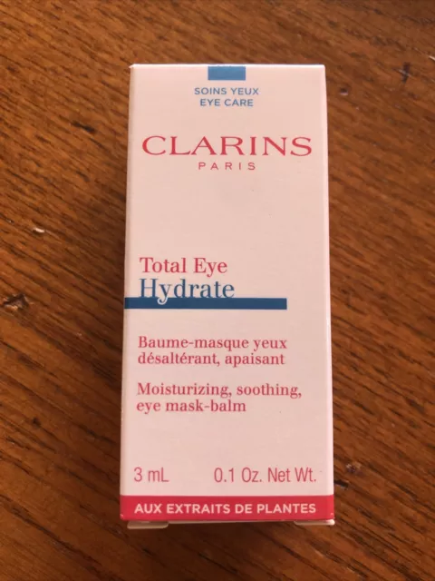 CLARINS - ECHANT.  TOTAL EYE HYDRATE. BAUME MASQUE YEUX APAISANT - 3 ml - NEUF