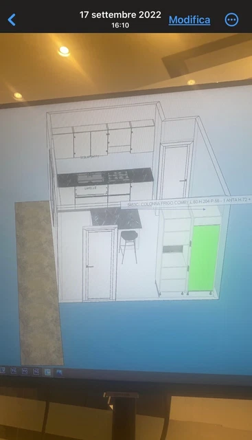 cucina completa di elettrodomestici usata 4 mesi.