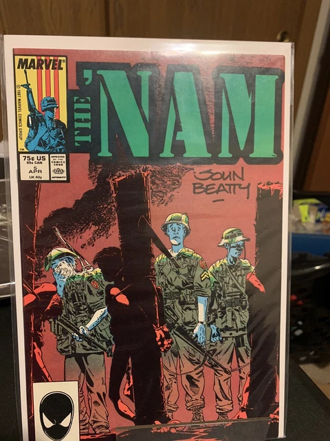 The 'Nam #5 (1986) Marvel Comics War! Signed John Beatty