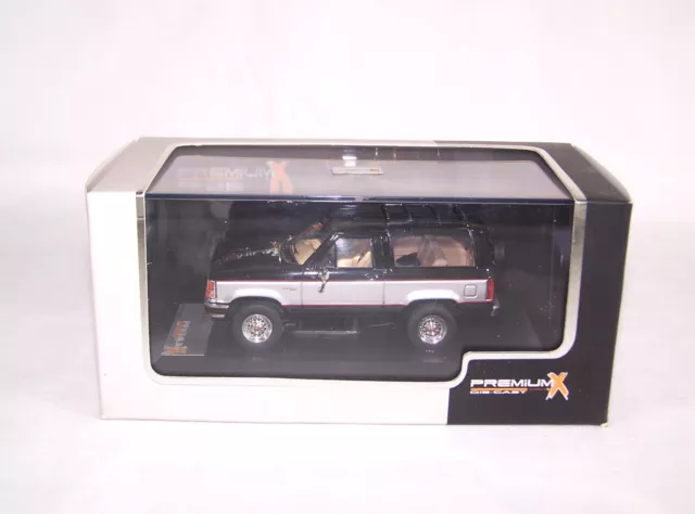 Ford Bronco II 1989 Black / Silver - Premium X PRD 231- 1:43