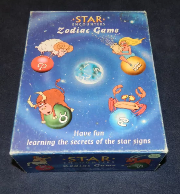 Star Encounters Zodiac card game 1990s learn the secrets of the star signs