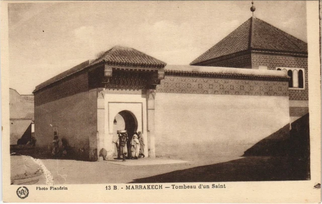 CPA AK MAROC MARRAKECH Tombeau d'un Saint Flandrin (37871)