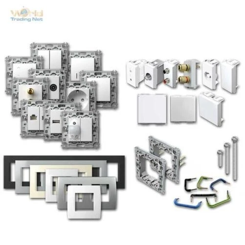 Module + Commutateur de Programme Prise Courant Blanc Flush Haut Interrupteur