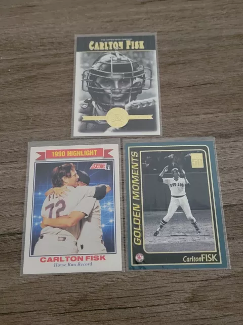 1991-2001 CARLTON FISK Baseball Card Lot! Boston Red Sox! Chicago White ...