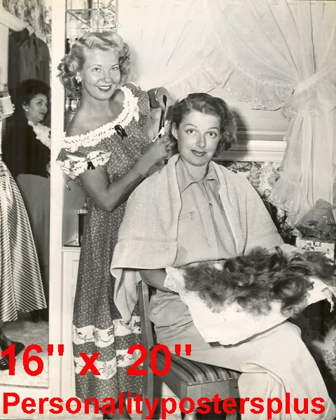 Ann Sheridan ~ salon de coiffure ~ spa ~ barbier ~ photo ~ décor ~ styliste ~ #3 ~ affiche ~ 16" x 20"