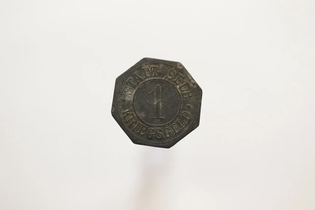 Germany War Money Token 1 Pfennig 1918 Selb Zinc B19 #Rk1346