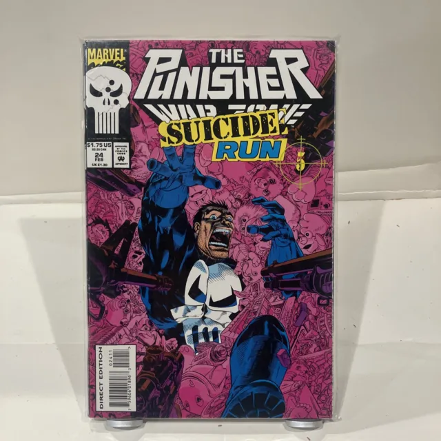The Punisher War Zone #24 - Larry Hama - Direct Edition - Marvel Comics