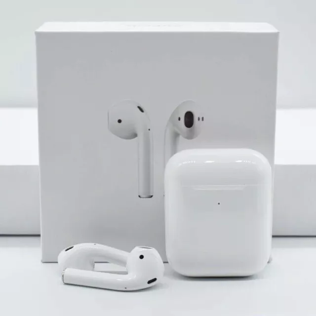 Apple AirPods 2nd Generation Bluetooth Earbuds Earphone + Charging Case US Ship 3