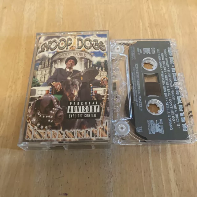 Snoop Dogg cassette tape Da Game Is To Be Sold, Not Told  Rare Usa Import