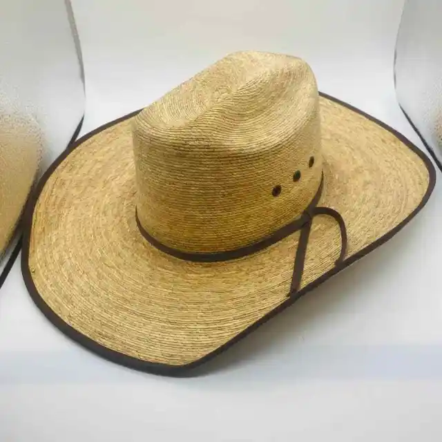 Atwood Firecracker 4X  Bound Edge With Eyelets Palm Cowboy Hat See Measurements