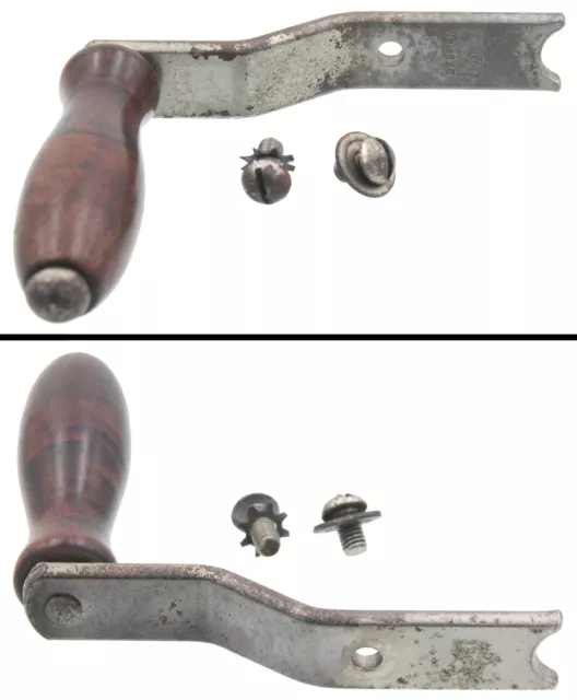 Orig. Cocobolo Crank Handle/Screws for Stanley No. 1626 Hand Drill- mjdtoolparts