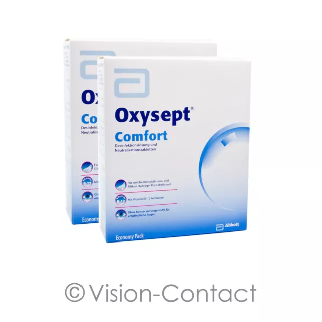 Oxysept Comfort Economy Pack 4 x 300ml Pflegemittel Peroxidlösung von AMO