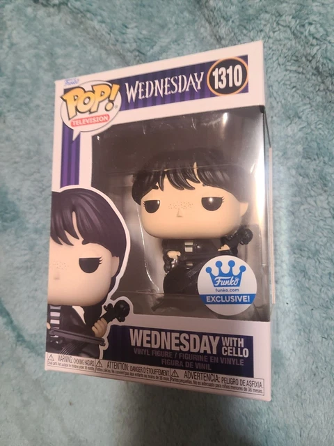 Funko Pop!TV: Wednesday 1310#Wednesday with Cello Exclusive Vinyl Action Figures