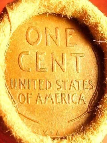 Old Roll Lincoln Wheat Cent Penny 1909 Vdb's Both Ends San Francisco Wrap!!