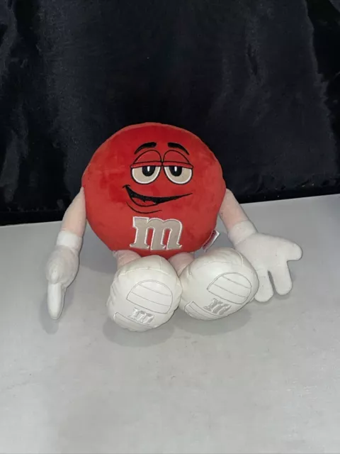 2011 Red M M&M 6” M&M’s Plush Toy Stuffed MM Candy Store Mars mms