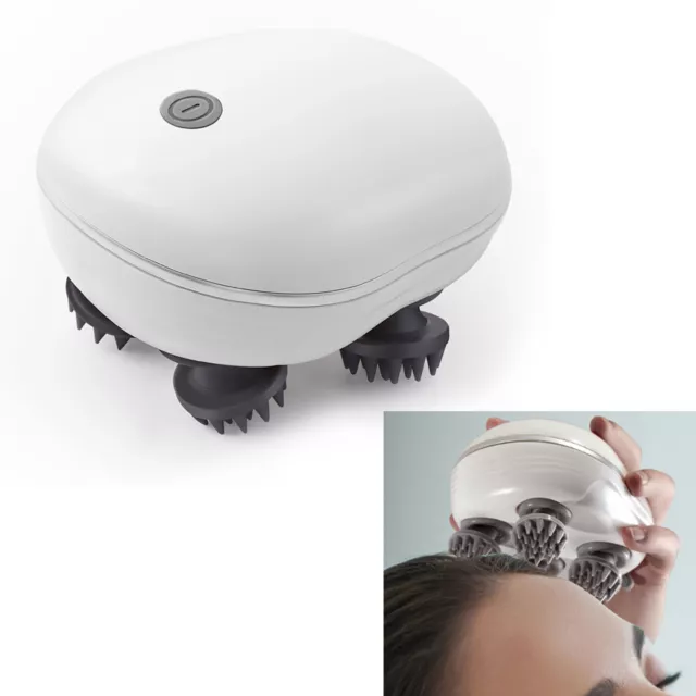 Hair Scalp Massager Smart Red LED Light Electric Waterproof Scalp Massager