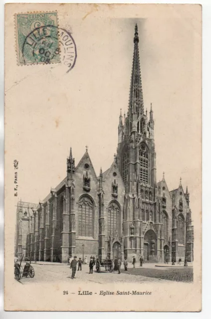 LILLE - Nord - CPA 59 - L' Eglise Saint Maurice - vue 2