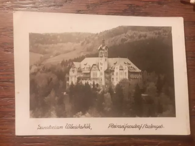 AK Sanatorium Ulbrichshöh Steinseifersdorf Eulengebirge um 1935