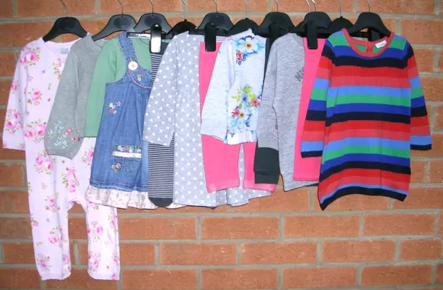 NEXT GAP BLUEZOO MINNIE MOUSE Girls Bundle Tops Leggings Dress Age 6-9 Months