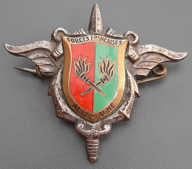 INSIGNE BREVET COMMANDO CEC FFA Allemagne 1990s DRAGO NOISIEL ORIGINAL