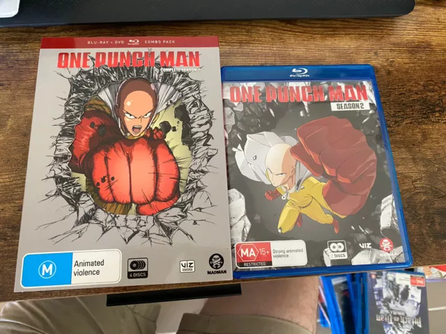 ONE PUNCH MAN SEA 1-2 Vol.1-24 End + Special +ROAD TO HERO ANIME DVD  ENGLISH DUB