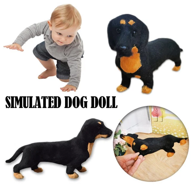 Bambola Lupo Simulazione In Plastica – Giocattolo Educativo 18x10x5 Cm Per Bambini 3-7 Anni, Decorazione Da Scrivania E Accompagnamento Emotivo