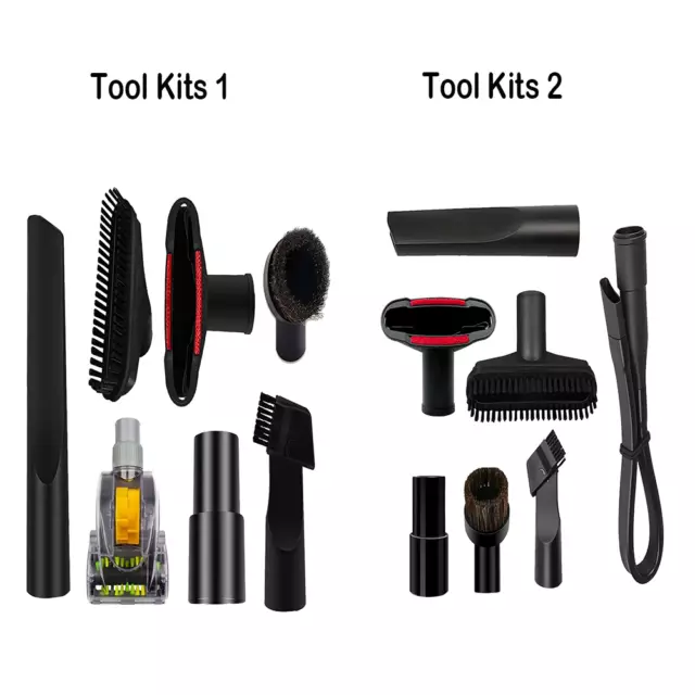 Vacuum Cleaner Tools Kits For 32mm (1 1/4) inch & 35mm (1 3/8) inch Vacuum