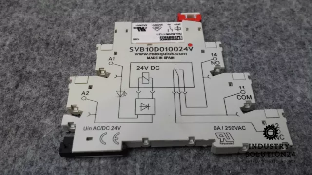 SVB10D010024V Relequick, Socket for Slimline Relays