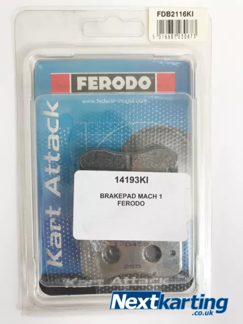 Ferodo Kart Attack Mach 1 Bremsbelag Set / NEXTKARTING