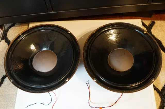 Pair of Goodmans Woofers 12" 8 Ohm 310 mm Typ 91120877503 Made in UK