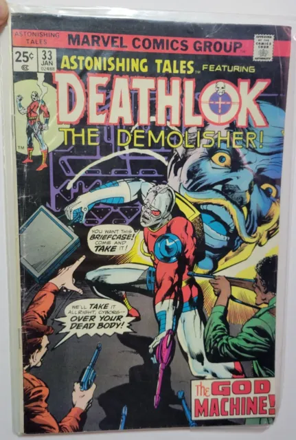 Astonishing Tales Deathlok The Demolisher #33 - 1977 Marvel Rich Buckler cover